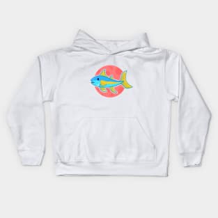 cute little tuna Kids Hoodie